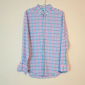 Vineyard Vines Button Down Classic Fit Murray - Blue and Pink sz: Medium